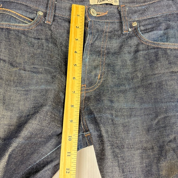 Naked & Famous Denim Dark Blue Straight Jeans - Picture 14 of 16
